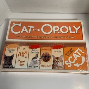 Cat Property Trading Game - Orange